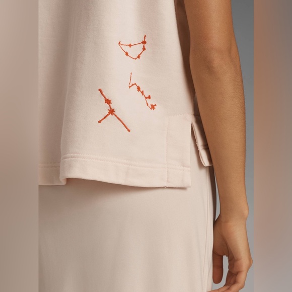 NEW By Anthropologie Embroidered Côte d'Azur Top Small - Picture 3 of 7